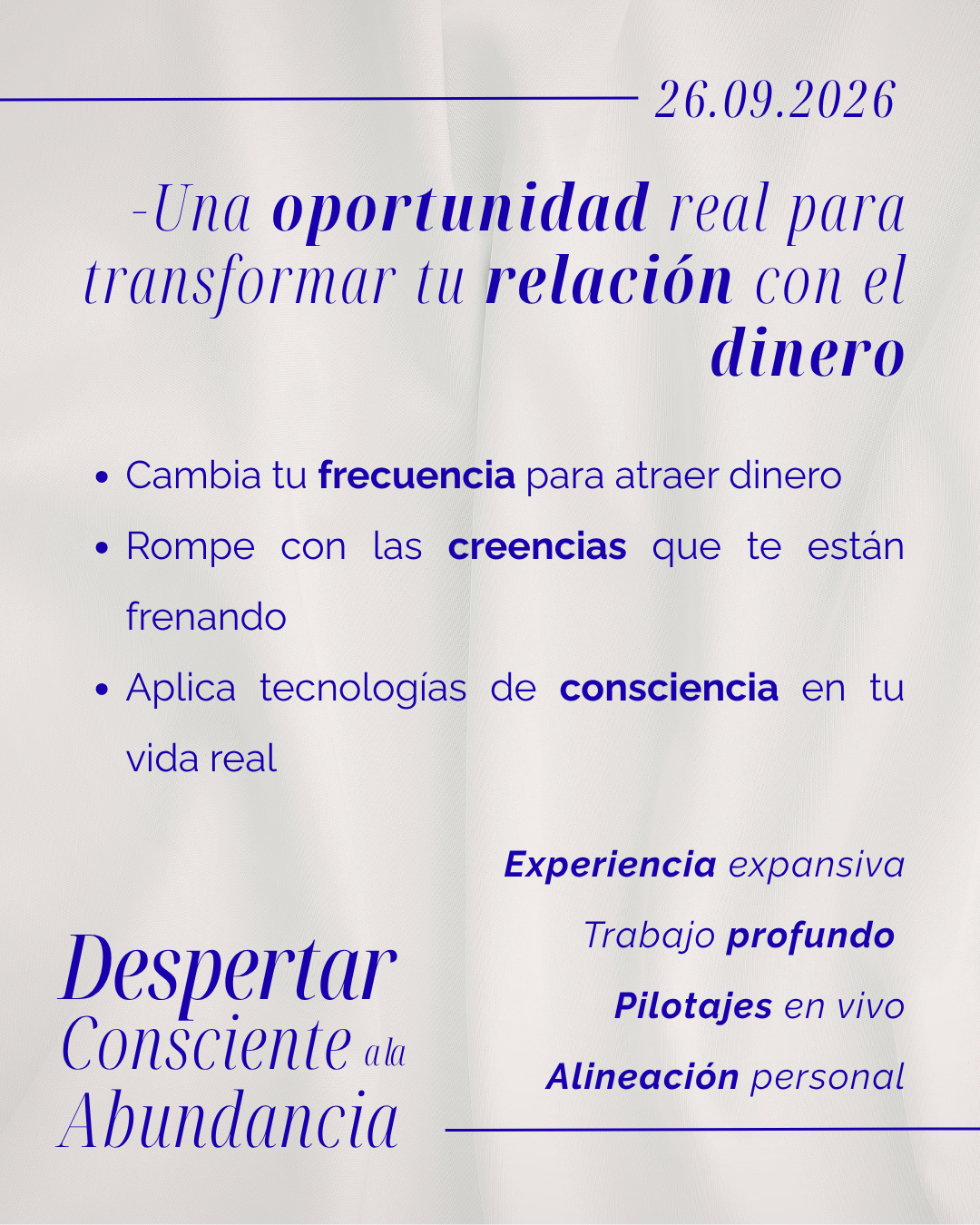 Despertar Consciente a la Prosperidad ONLINE - Image 3